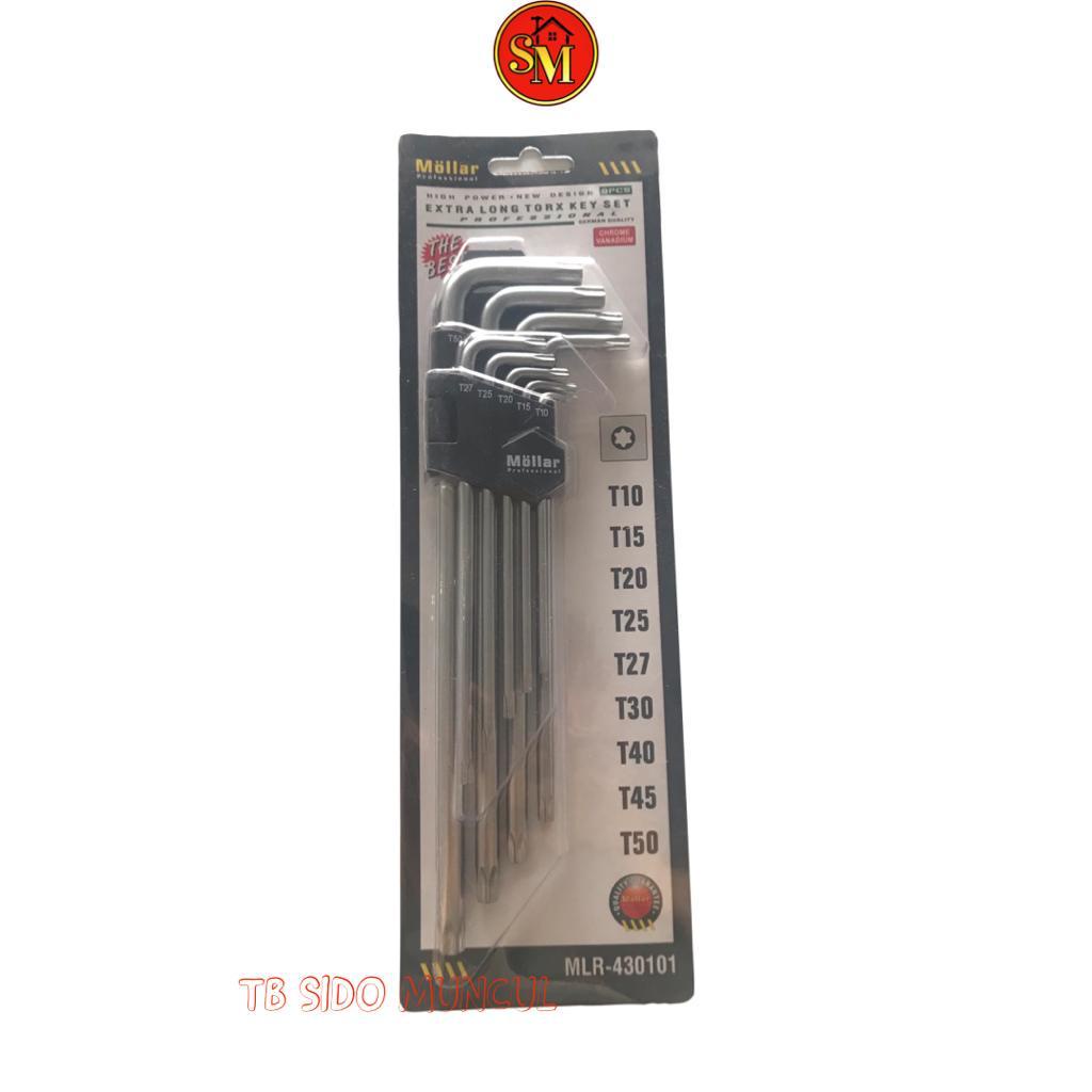 Kunci set L bintang Mollar