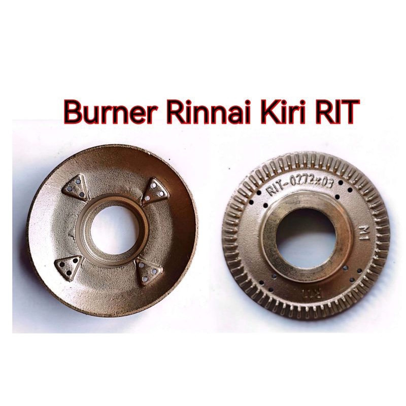 Burner Kompor Rinnai Kanan Besar/Kiri Kecil Ori