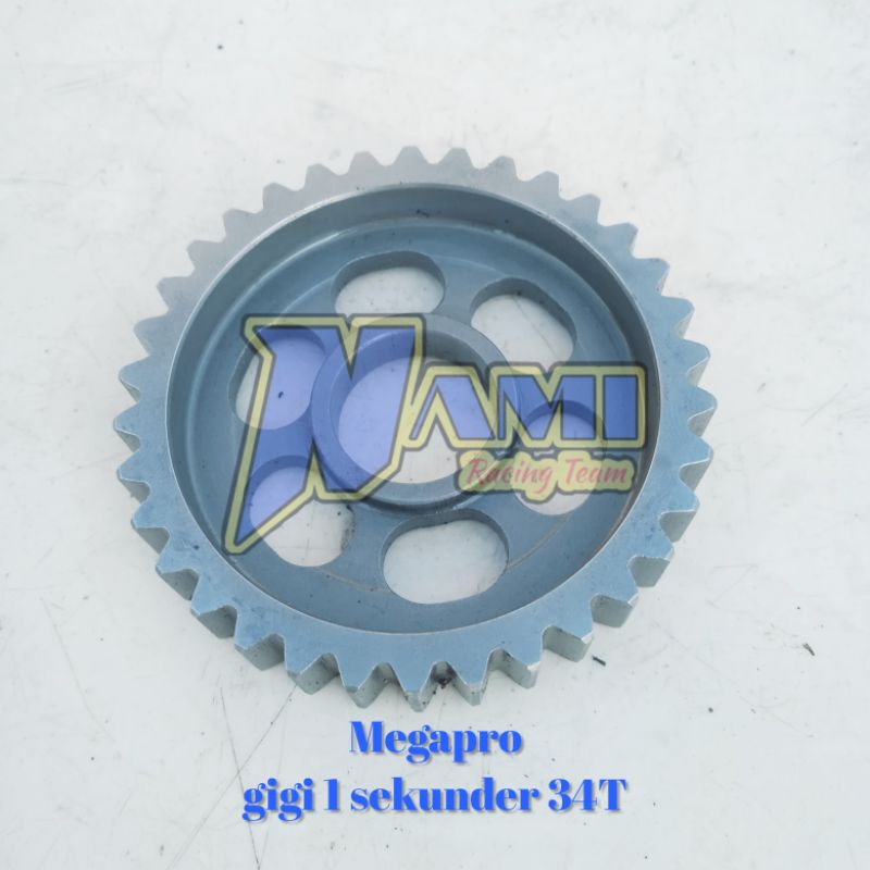 Rasio racing Megapro gigi 1 sekunder 34T