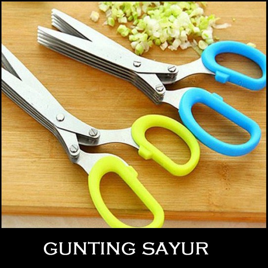 

Gunting Sayur Masak 5 Lapis Praktis