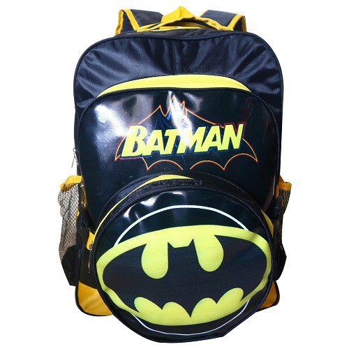 Ransel Anak Batman 2in1 Slingbag Sekolah Piknik Les Keren Bagus