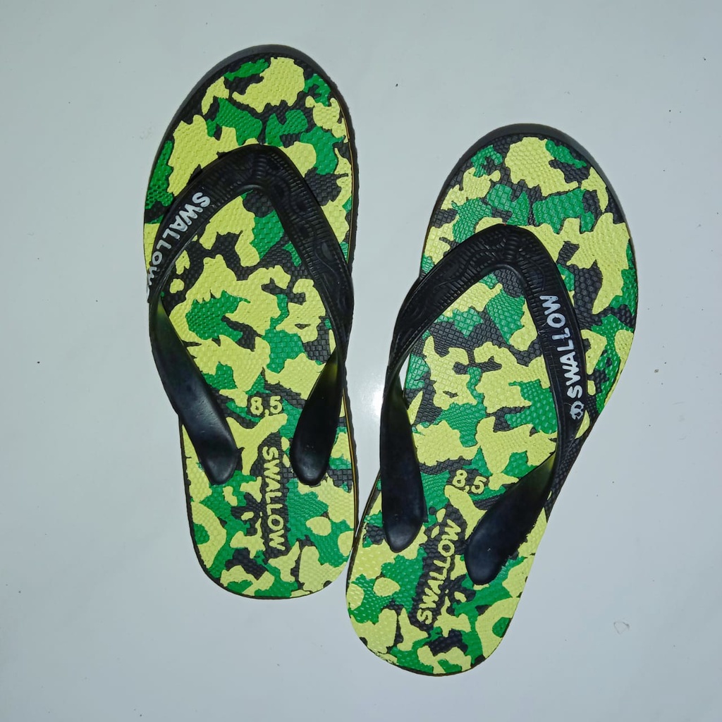 Sandal Jepit Cowo Murah Swallow Army Anak