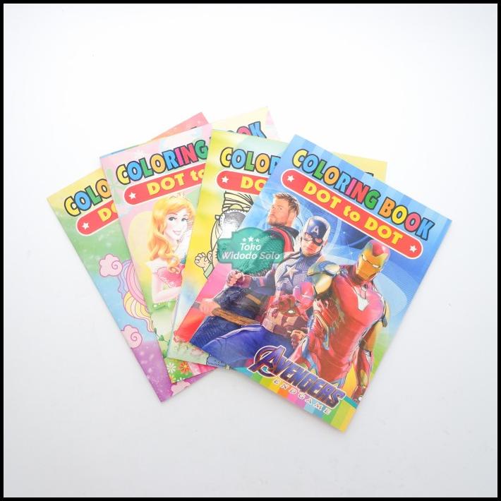 

Buku Mewarnai Dot To Dot Avengers Princess Unicorn Fancy 1 Buku