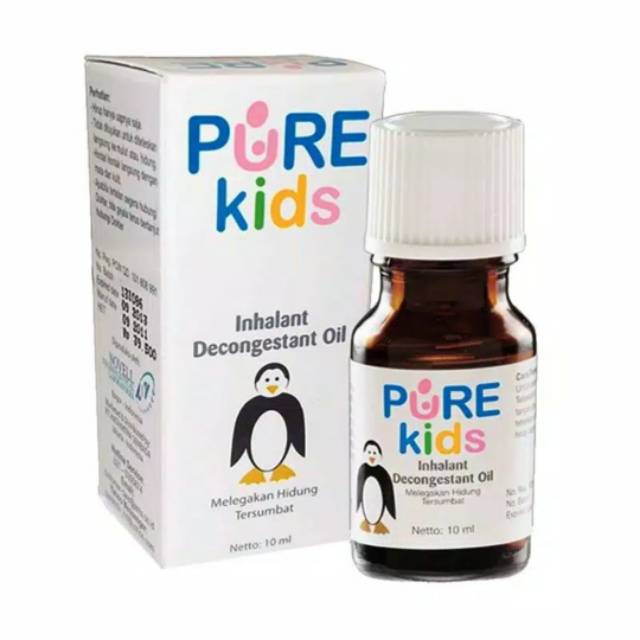 Pure Kids Inhalant Decongestant Oil 10ml untuk Hidung Tersumbat