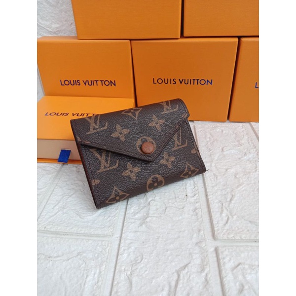 Dompet lv emili pendek free box,fashion dompet LV lipar