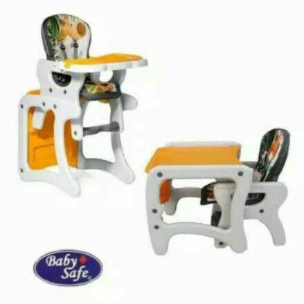 BABY SAFE SEPERABLE FEEDING HIGH CHAIR 2in1 HC01 / kursi makan bayi / meja belajar anak