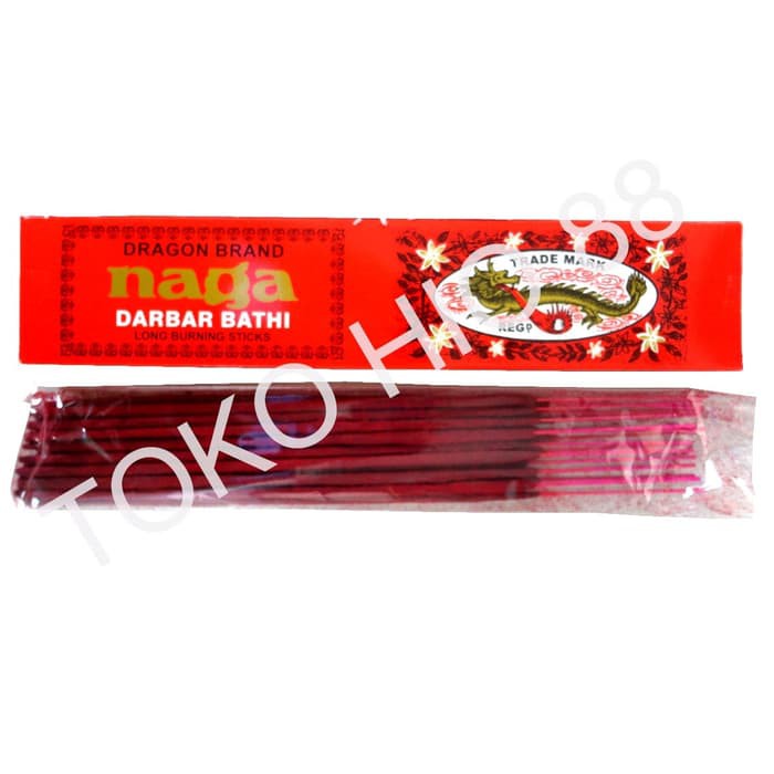 Hio Dupa India Basah Merah Naga Darbar Bathi Incense Sticks Aromateraphy Premium