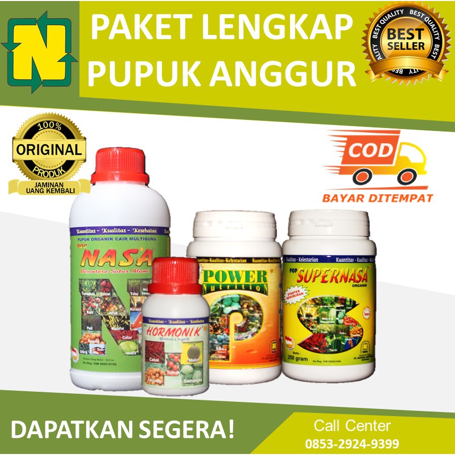 Paket lengkap pupuk anggur nasa