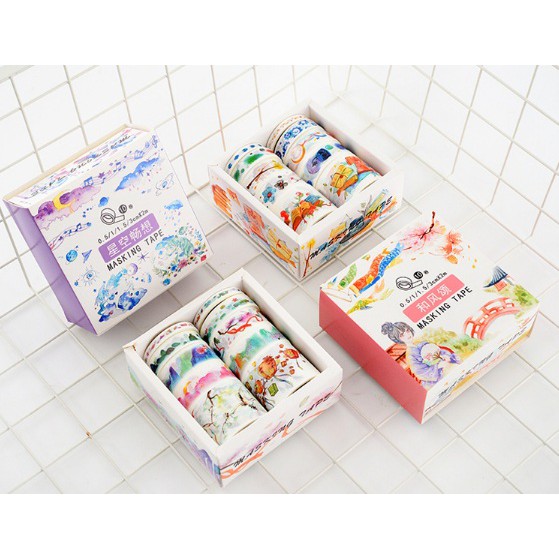 

MASKING TAPE 10 IN 1 / lot Cute Japanese Animal Washi Tape Set Masking Tape/ WASHING TAPE