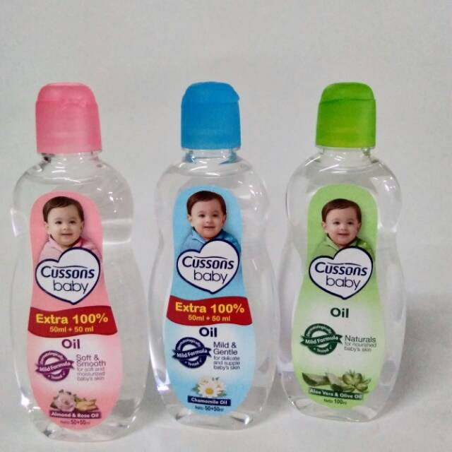 cussons baby oil  100 ml + 100 ml/ perlengkapan bayi