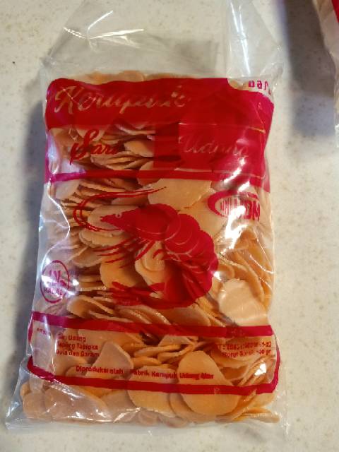 

Kerupuk Super Sari Udang / Kerupuk Uduk /Seblak Asli Karawang 500 Gram