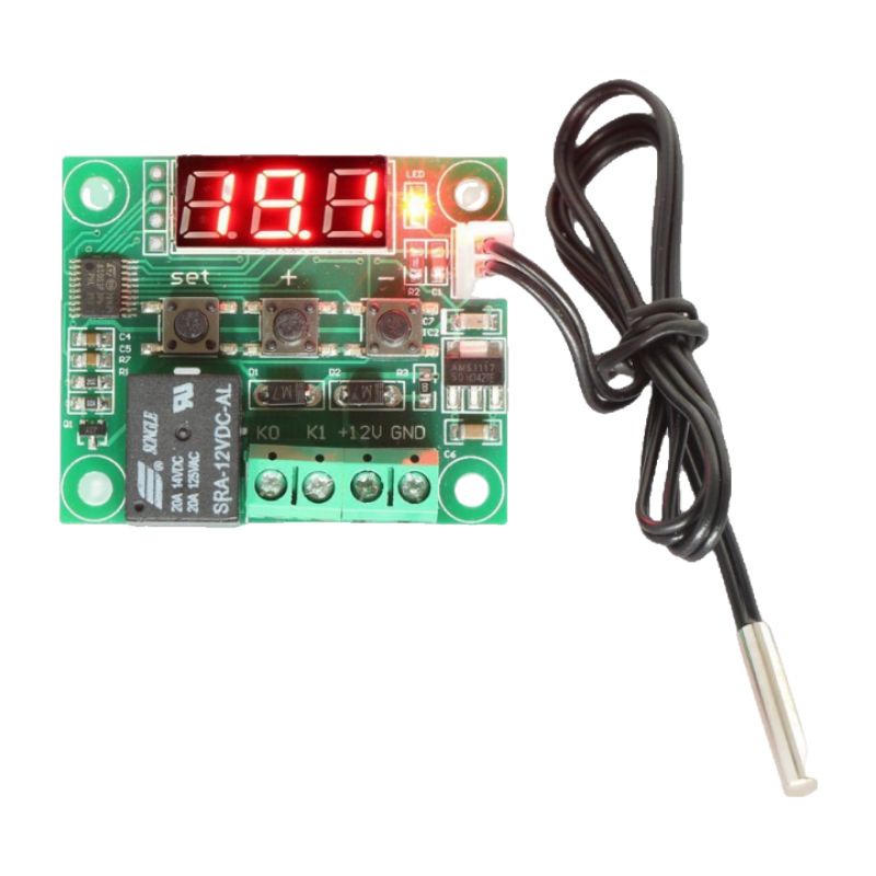 Termostat digital pengatur suhu/temperatur otomatis model w1209