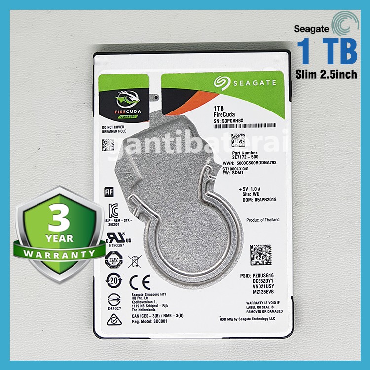 Harddisk HDD Laptop Seagate 1TB SATA |    Shopee Indonesia