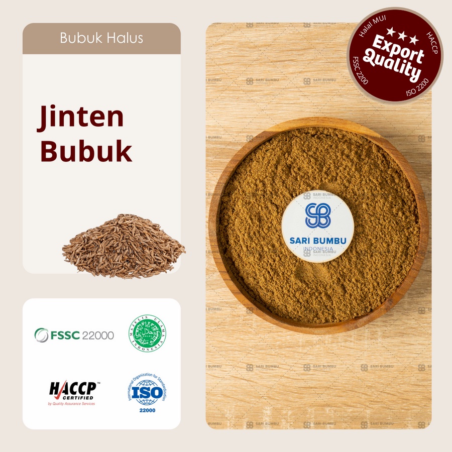 

Jinten Bubuk / Cumin Powder 250gr Export Quality