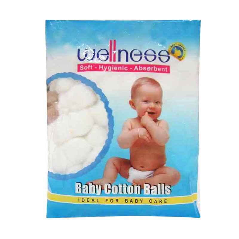 Wellness Baby Cotton Balls Kapas bola kapas bayi isi 100pc original