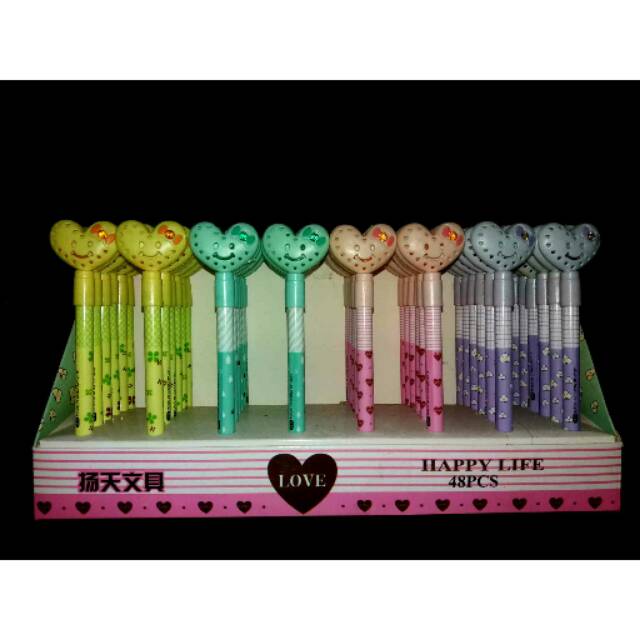 

Alat tulis Pulpen bulpoin love