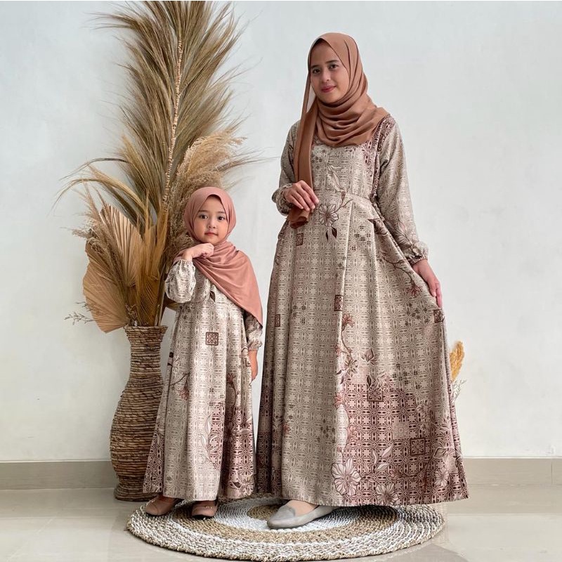 Baju Gamis Wanita Couple busui Terbaru