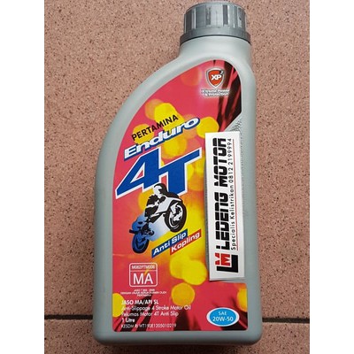 Pertamina Enduro 4T 1 Liter 20w50 Oli Motor Mobil