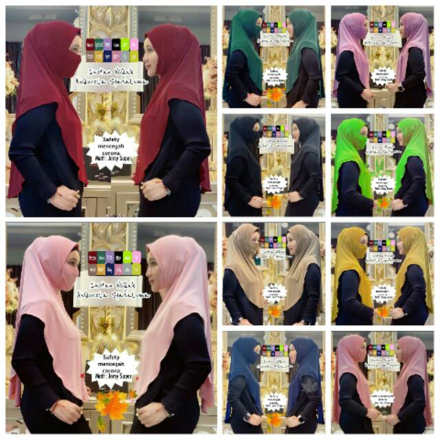 HIJAB INSTAN CADAR SYAFALUMA/Jilbab Niqab/ Jilbab Instant Cadar