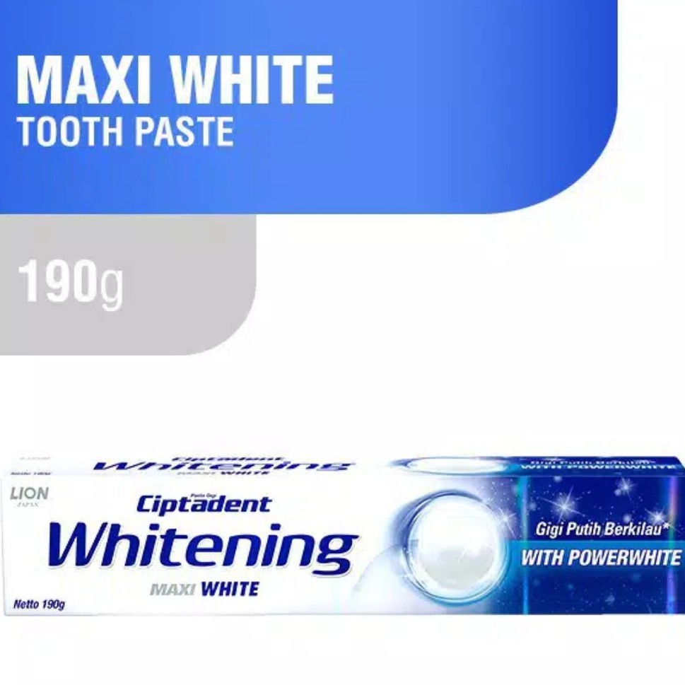 CIPTADENT WHITENING 190 gr odol Maxi white  putih biru perawatan gigi (no.165)