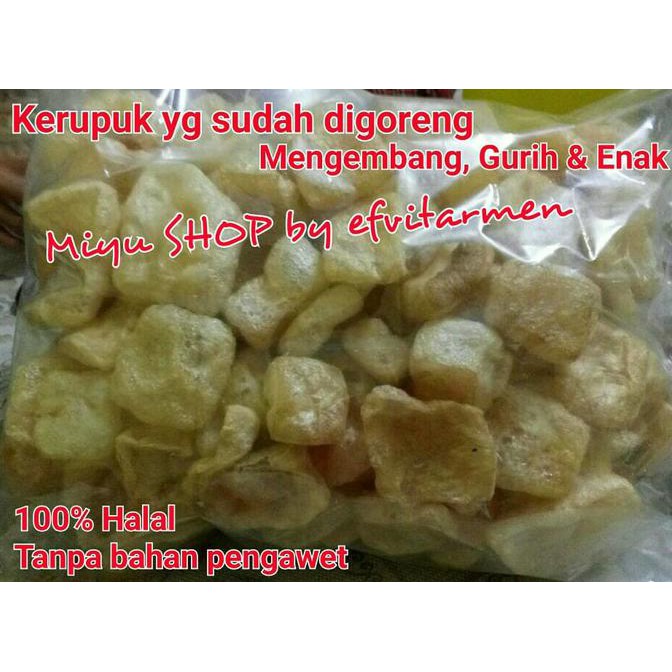 

Hot Produk Kerupuk Kulit/Kerupuk Jangek Mentah