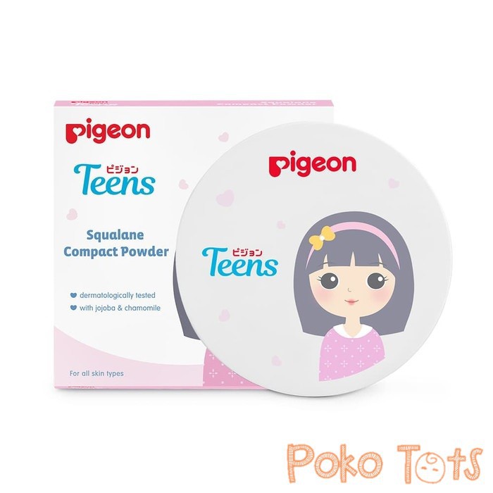 Pigeon Teens Squalane Compact Powder 14gr Bedak Padat Pigeon WHS