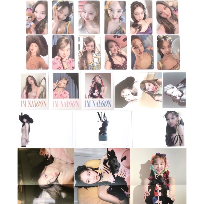 IM NAYEON (Twice) POP - Photocard, Polaroid, Clear Postcard, Business Card, Poster, Withmuu Benefit