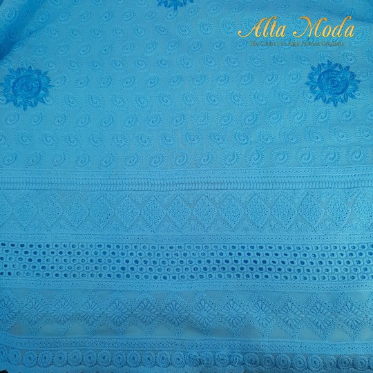 

Alta Moda Katun Bordir Cotton Embrodery Basic Blue (1M)