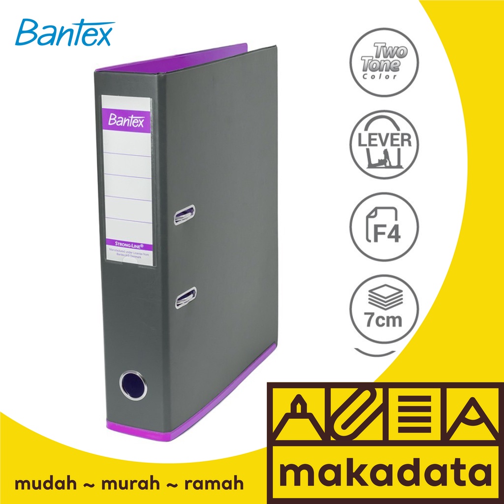 

ORDNER BANTEX F4 1465-2521 10 7CM GREY LILAC MURAH