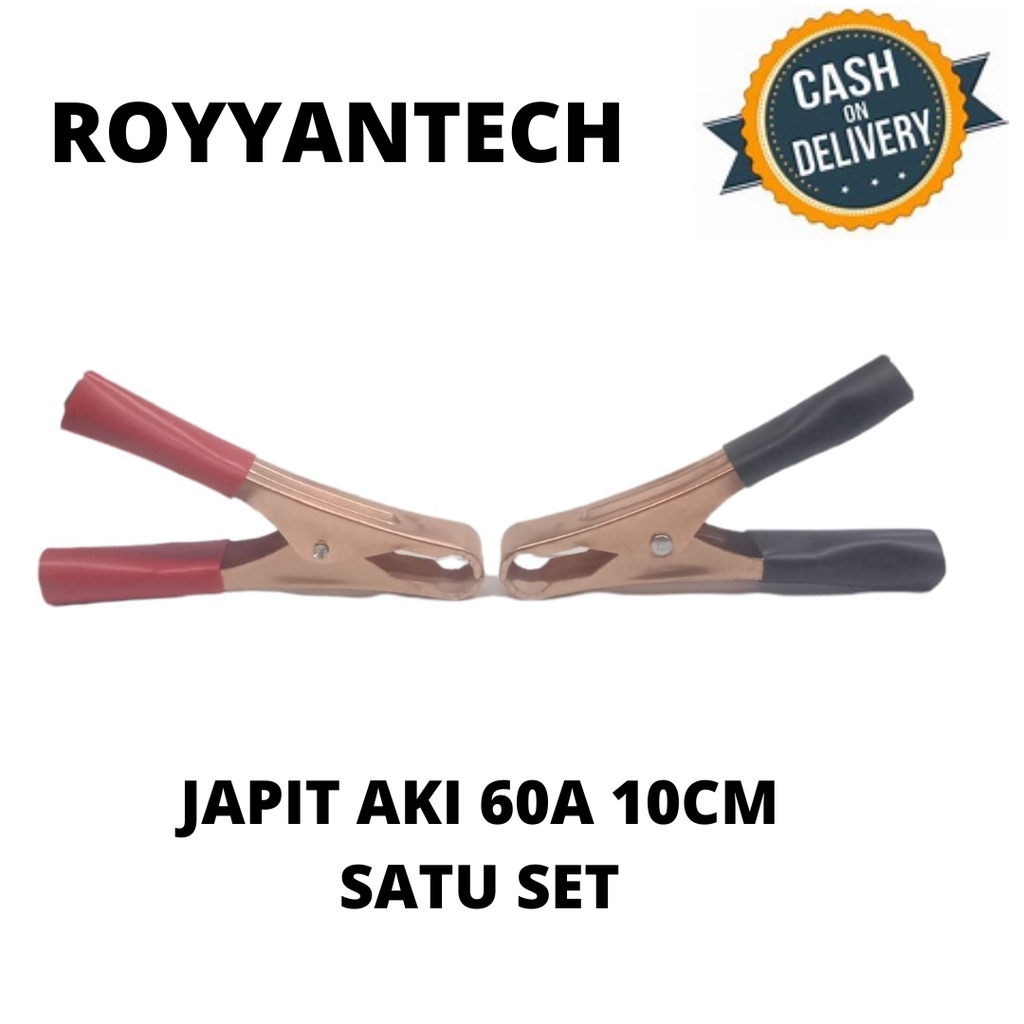 JEPITAN AKI 10CM PENJEPIT ACCU 60A SATU SET