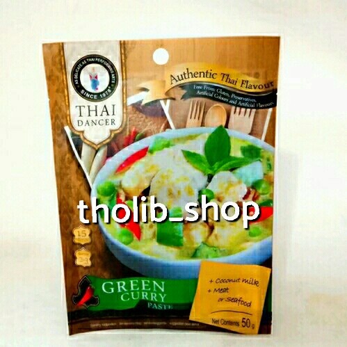 

Thai dancer green curry paste 50 gr