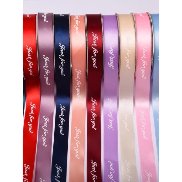 

Pita Just For You 2,5cm (Harga per meter)