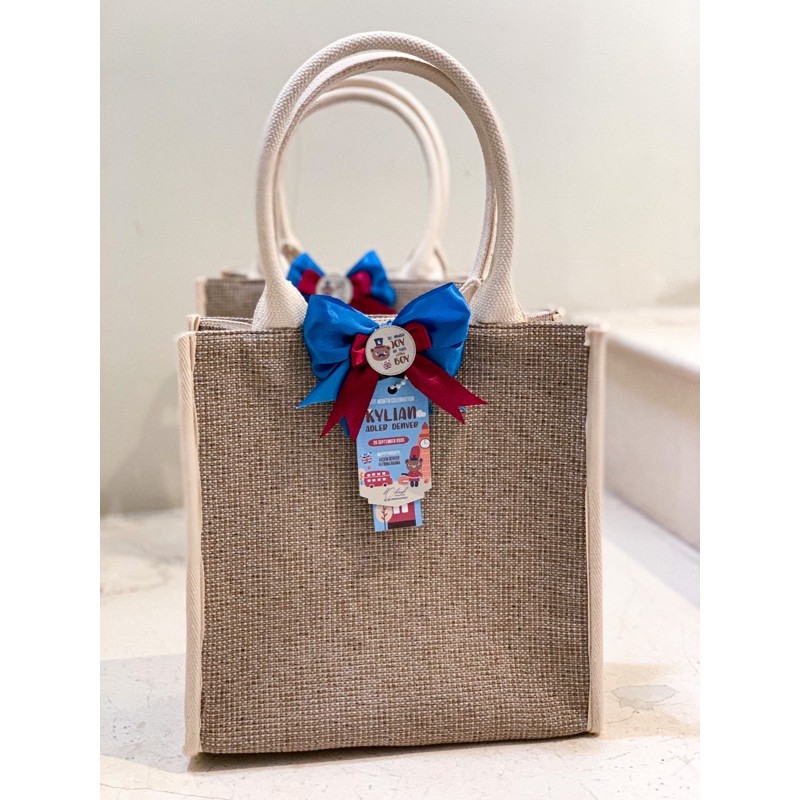 

Hampers Bday Anak Souvenir / Souvenir Ultah / Baby Hampers/Souvenir Goodie Bag - Tiffany Bag