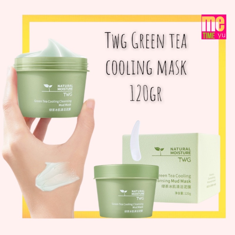 TWG GREEN TEA CLAY MASK | PORE CLEAN CLAY MASK | GREEN TEA COOLING MUD MASK