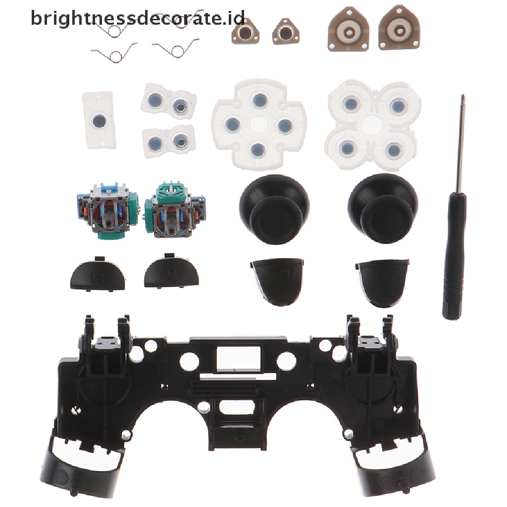 Kit Tombol Trigger L1 R1 L2 R2 3d Analog Joystick Untuk Perbaikan Ps4