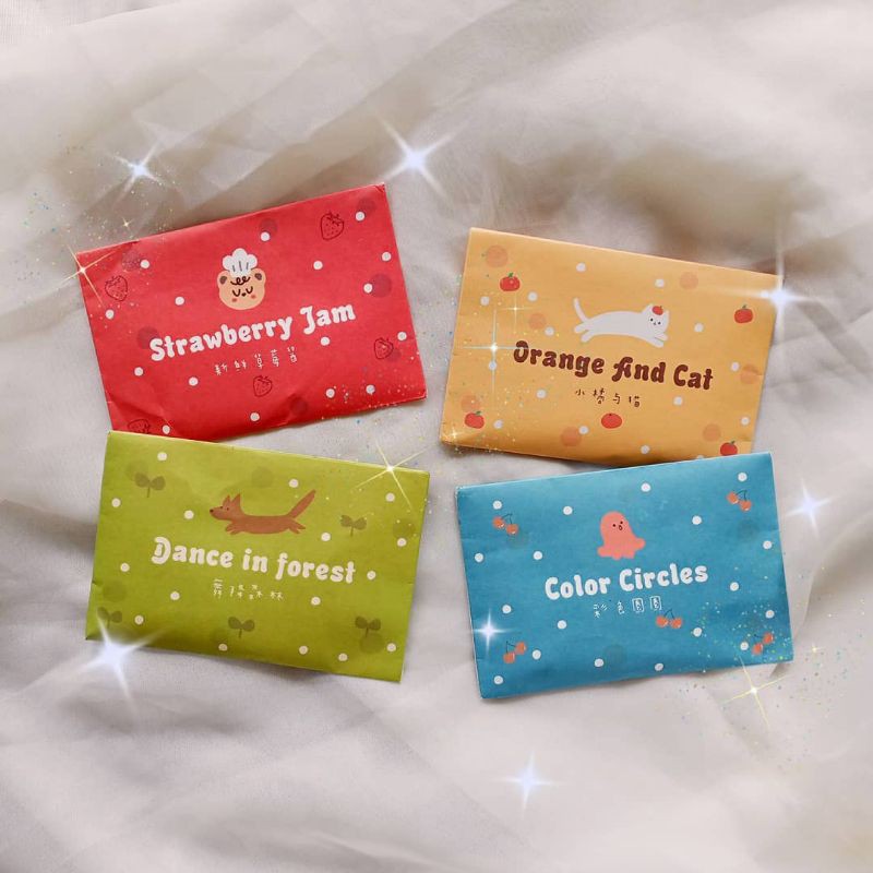 

40 pcs Sticker Envelope | stiker amplop aesthetic untuk dekorasi scrapbook bujo planner waterproof