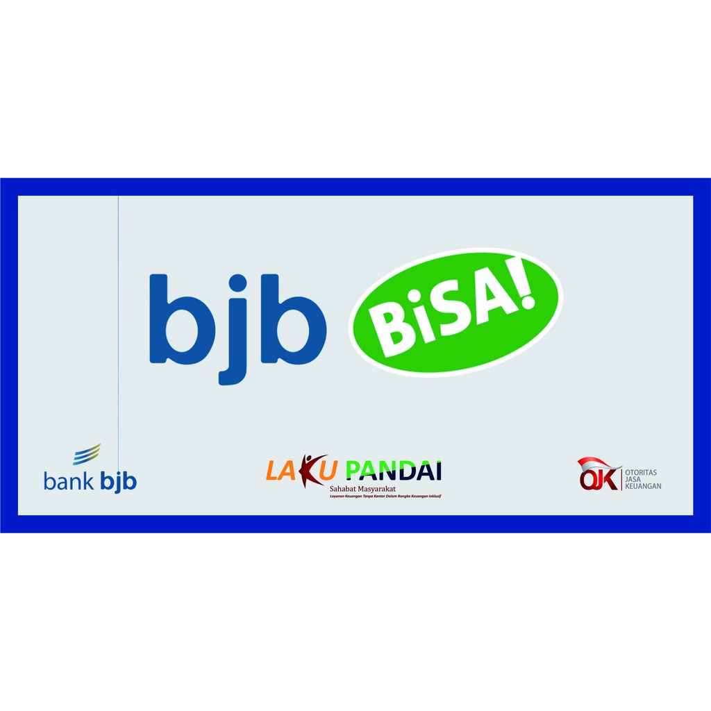 STIKER VINYL MEJA /KACA/TEMBOK AGEN BJB BISA