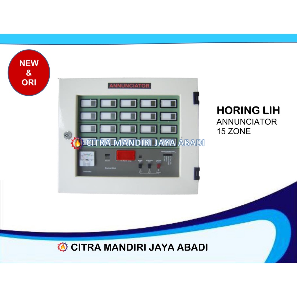 ANNUNCIATOR 15 Zone Horing lih ANNUNCIATOR Panel 15 Zone