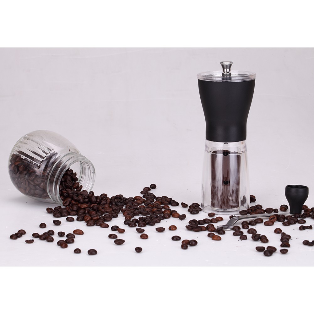 OneTwoCups Alat Penggiling Kopi Manual Coffee Grinder - TS-01 - Black