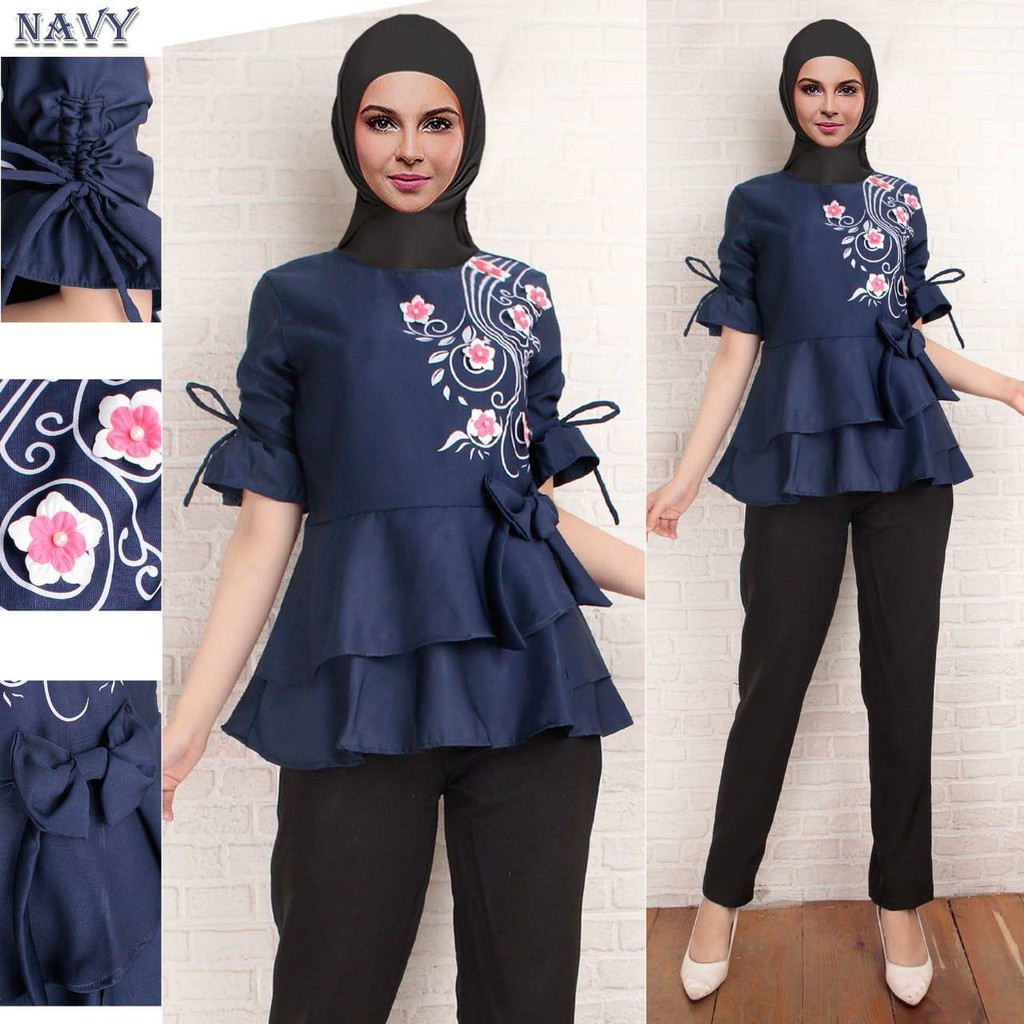 003 atasan rosemary #Pakaian Wanita Dewasa Gaya Kekinian Baru Grosir Tanah Abang