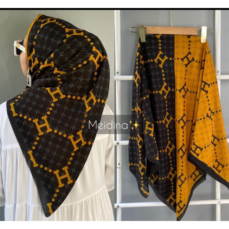JILBAB SEGI 4 DENAY KW /KERUDUNG DENAY SEGI EMPAT DENAY KW SEGI 4 EMPAT KATUN VOAL MOTIF PREMIUM seg