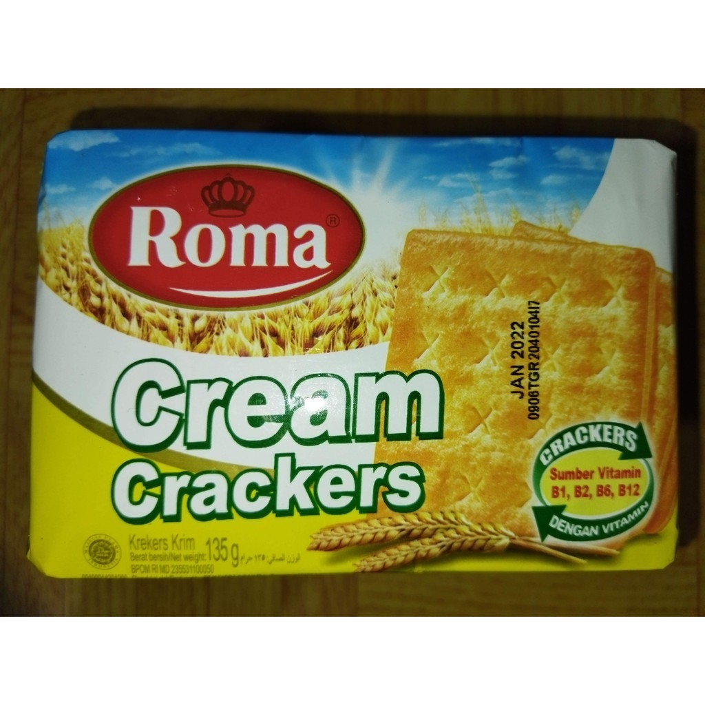 

Roma Cream Crackers 135 gr (Asin)