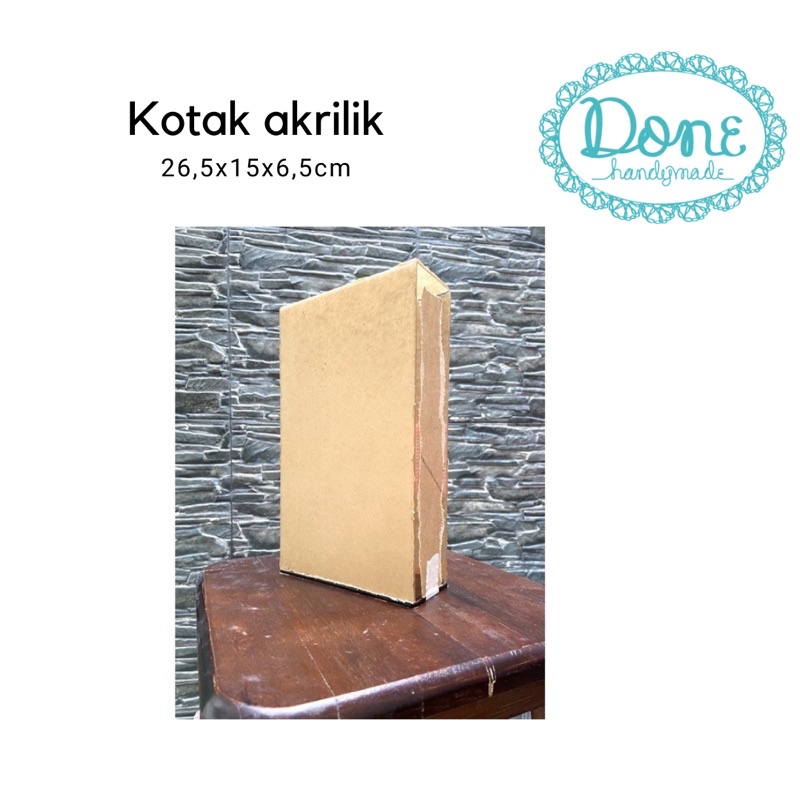 kotak akrilik adrylic box home decor dekorasi ruang