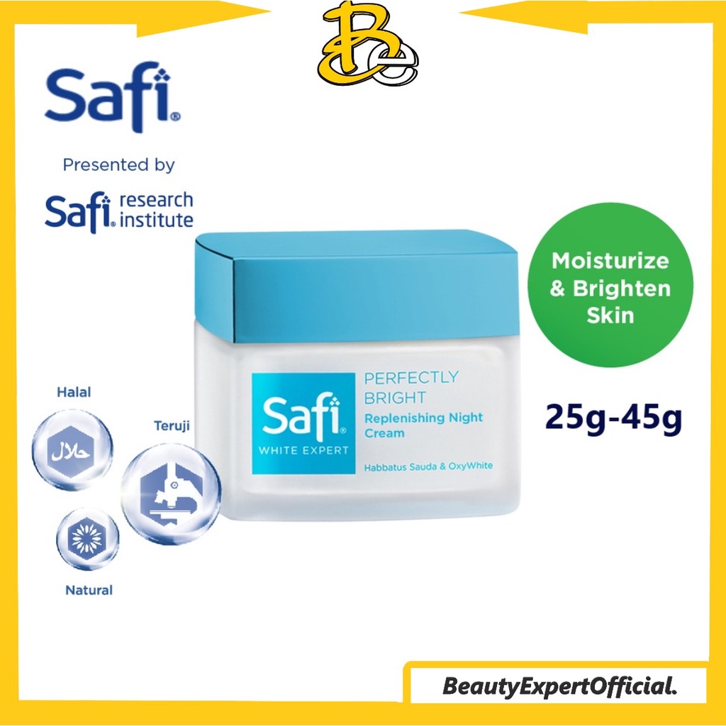 ⭐️ Beauty Expert ⭐️ Safi White Expert Replenishing Night Cream 25gr  Replenishing Night Cream 45gr