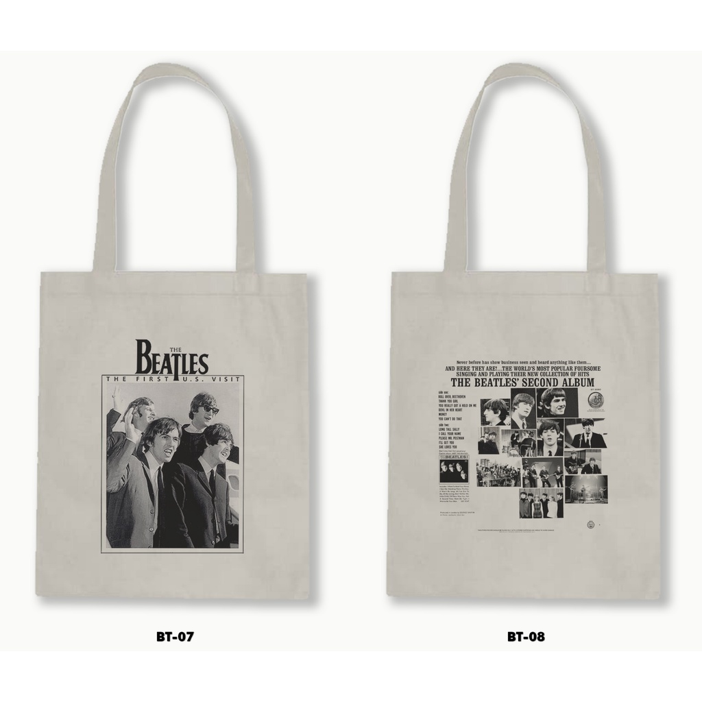 TOTE BAG BLACU - THE BEATLES