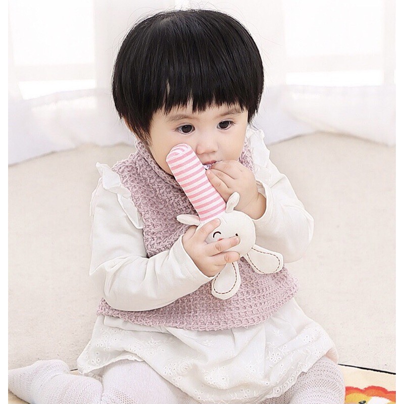 STRIPES STICK RATTLE | Mainan rattle tangan stik stick bayi | teether baby toys