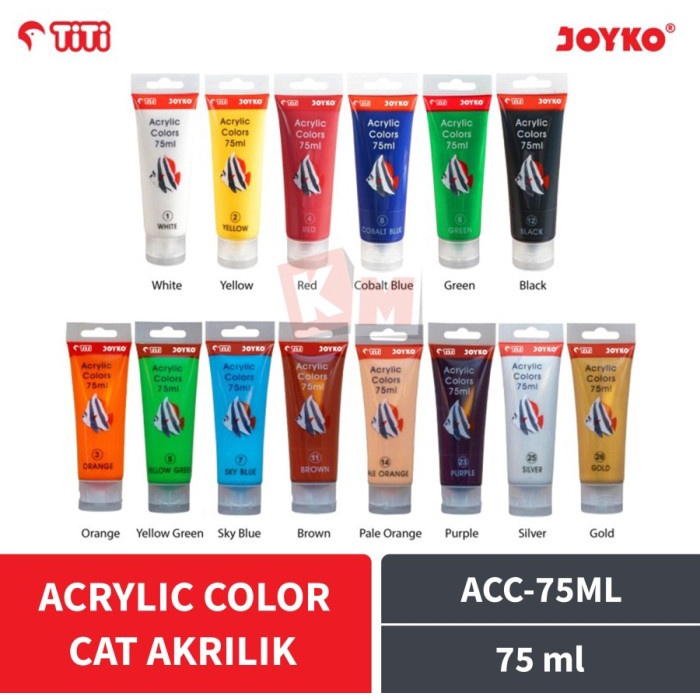 

Produk Terbaru Titi Acrylic Colors 75Ml Cat Acrylic Warna Acc-75Ml Cat Akrilik 1 Satu