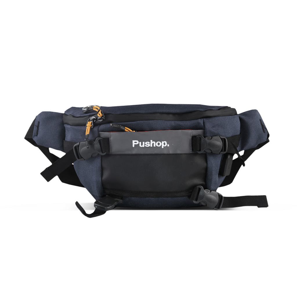 Tas Selempang Distro Premium Waistbag USB Pushop TRAVIS