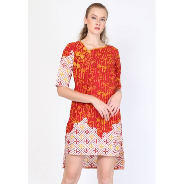 Chu Ai Dress/Baju batik wanita / dress batik/terusan batik