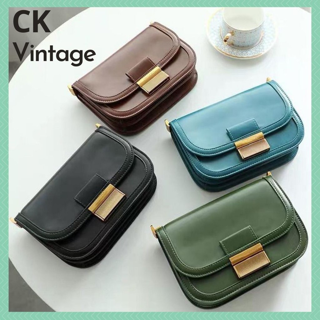 Tas CK Vintage Harry Selempang Bahu Crossbody Sling Bag Fashion Wanita Cewek Kekinian Branded Import